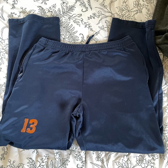 Blue fleece lined sweatpants - Picture 1 of 2